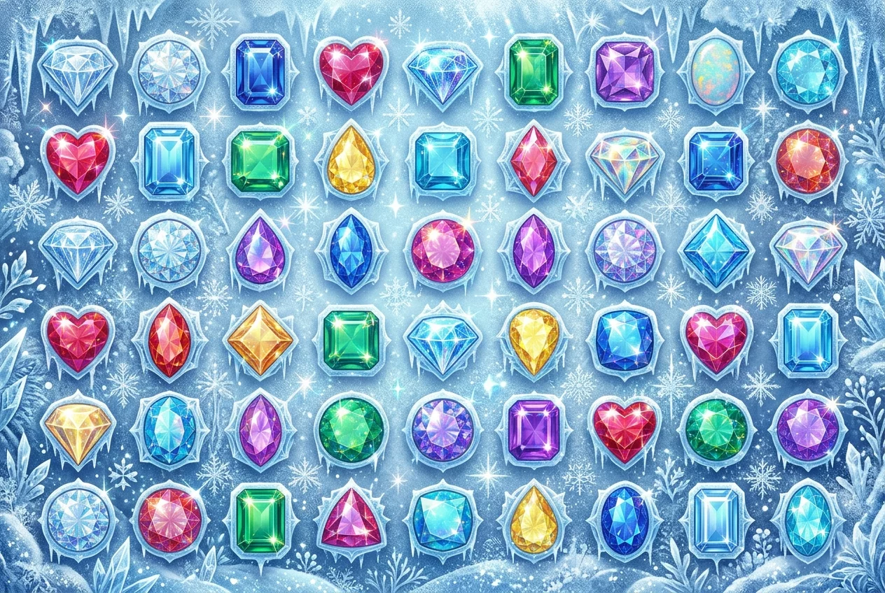 Jewels Match 3 Crystal
