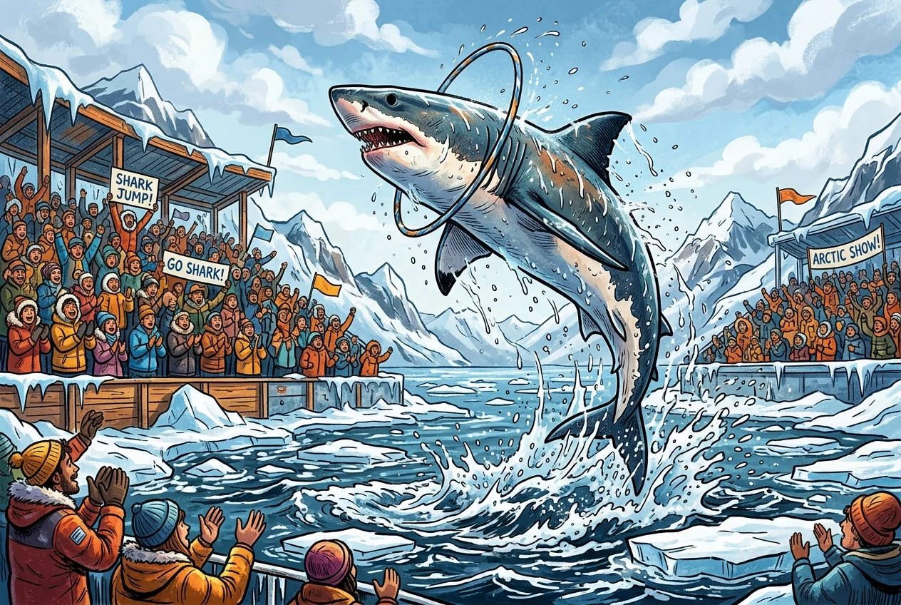 My Shark Show Icefloe