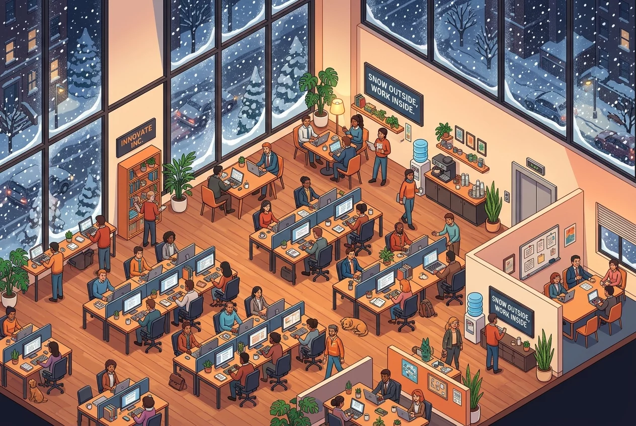 Office.io Snowfall