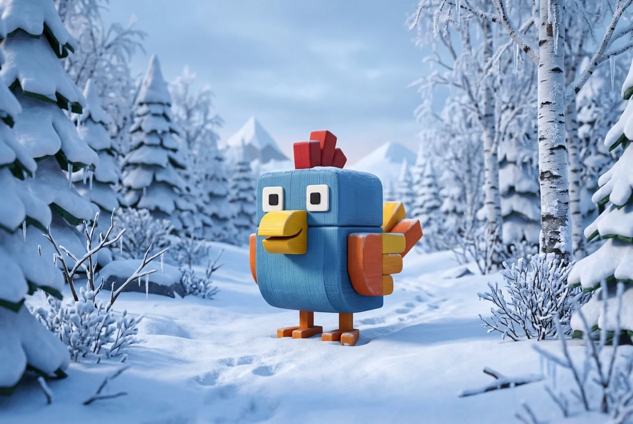 Square Bird Frost